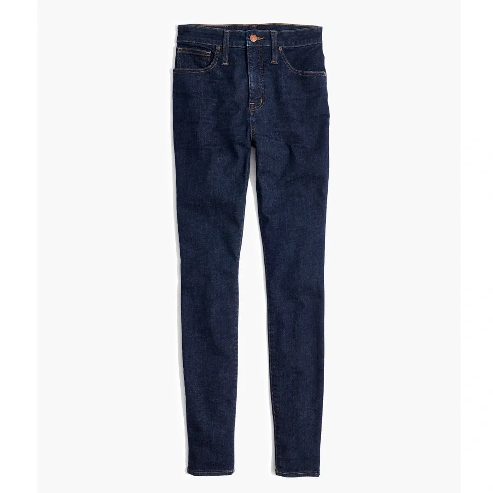 MADEWELL Curvy High Rise Petite Skinny Jeans in Lucille Wash - Picture 2 of 8